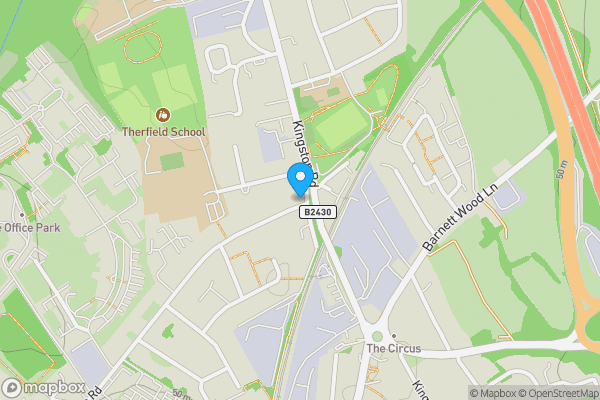 Map location for 159 Kingston Road, Leatherhead, Surrey, KT22 7NX