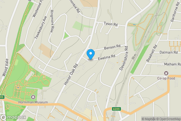 Map location for 29 Ewelme Road, Forest Hill, London, SE23 3BQ