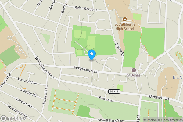 Map location for Gibside Gardens, Newcastle Upon Tyne , NE15 7PP