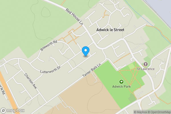 Map location for 25 Cambourne Close, Adwick-Le-Street, Doncaster, South Yorkshire, DN6 7DB