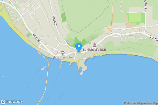 Map location for Trefa & Tremel, Fore Street, Marazion, Cornwall, TR17 0AD