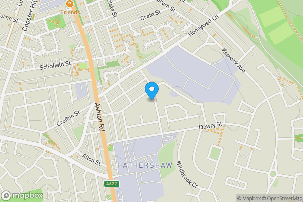 Map location for 4 Cardwell Street, Oldham, OL8 2AF