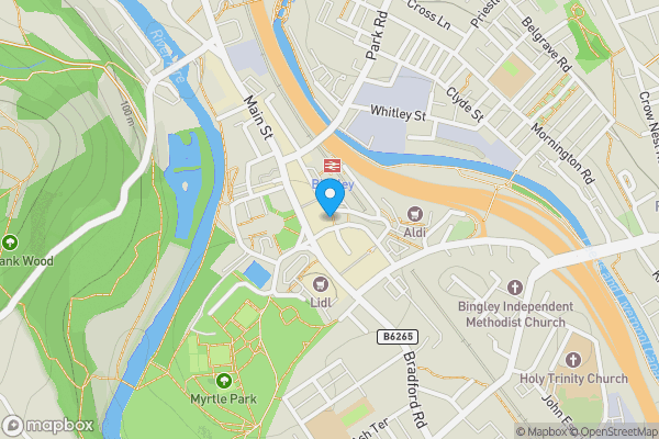 Map location for 13 Chapel Lane, Bingley, BD16 2NG