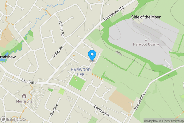 Map location for Scarthwood Close, BOLTON, Lancashire, BL2 4DU