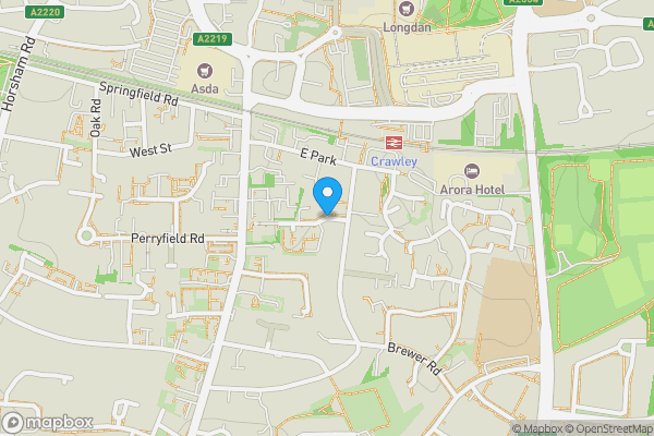 Map location for Barley Close, CRAWLEY, West Sussex, RH10 6BB