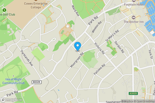 Map location for Princes Street, Cowes, Isle of Wight, PO31 7NB