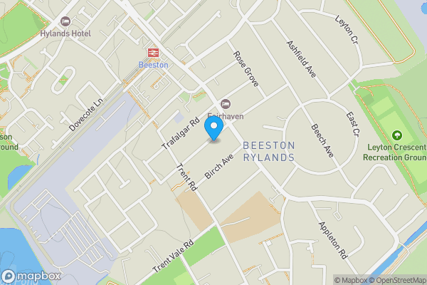 Map location for 25 Victory Road, Beeston, Nottingham, NG9 1LH