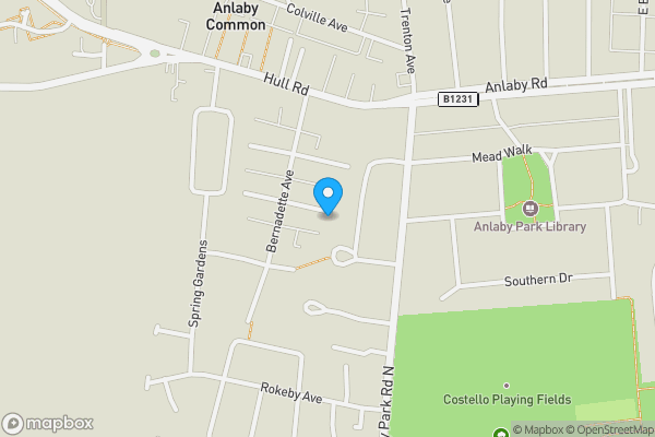 Map location for 18 Inglewood Drive, Hull, East Yorkshire, HU4 7PX