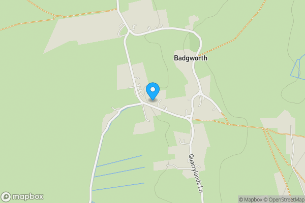 Map location for Badgworth, Axbridge, Somerset, BS26