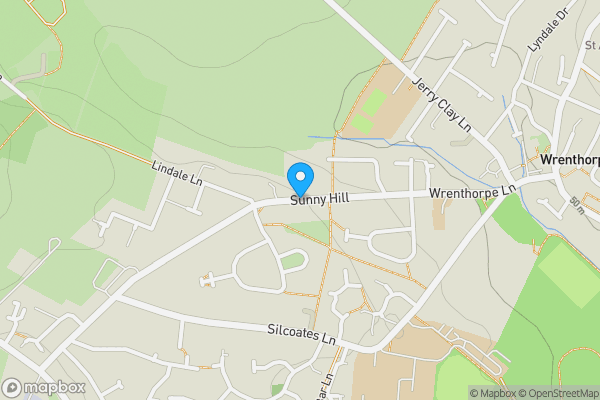 Map location for Wrenthorpe Lane, WAKEFIELD, West Yorkshire, WF2 0PJ