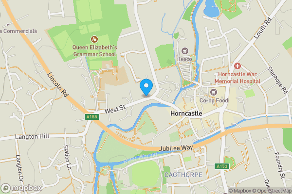 Map location for 4, West Street, HORNCASTLE, Lincolnshire, LN9 5JF