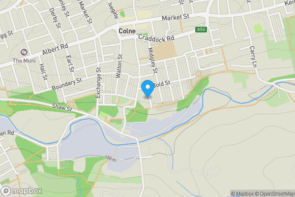 Map location for 14 Essex Street, Colne, Lancashire BB8 0HB