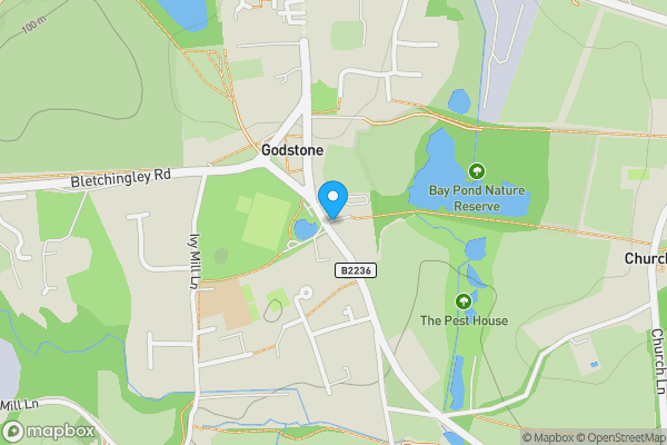 Map location for Godstone Hotel, Godstone, Surrey RH9 8DT