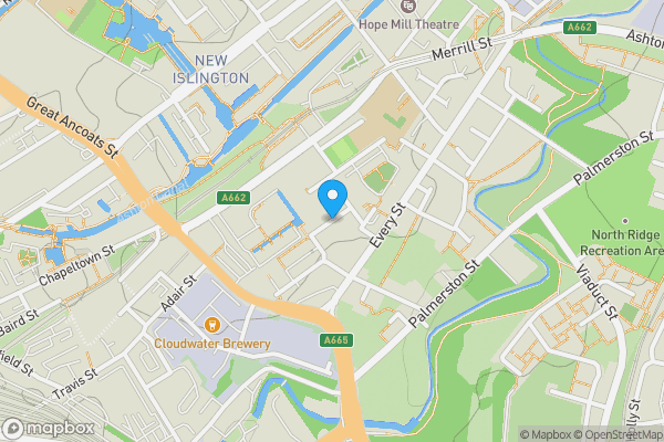 Map location for Isaac Way, MANCHESTER, Lancashire, M4 7ED