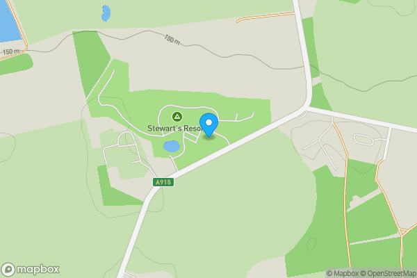 Map location for Lodge 14 Stewarts Resort, St Andrews, KY16 8PE