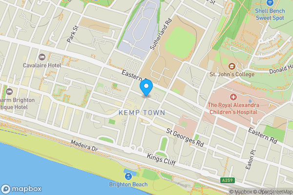 Map location for College Road, BRIGHTON, East Sussex, BN2 1JA