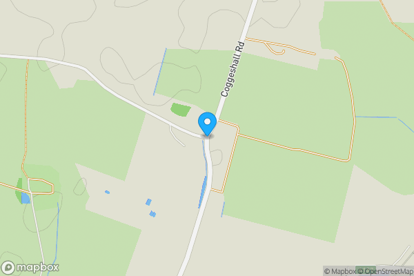 Map location for Land at Hunters Chase, Coggeshall Road, Dedham, CO7 7LW