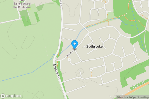 Map location for Holme Drive, LINCOLN, Lincolnshire, LN2 2QL