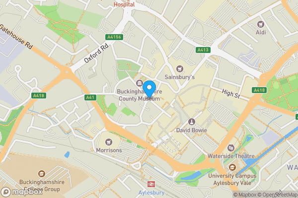 Map location for 2-4 Temple Square, Aylesbury, HP20 2QD