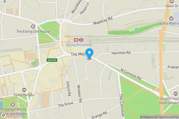 Map location for 51 The Mall, Ealing Broadway, London, W5 3TA