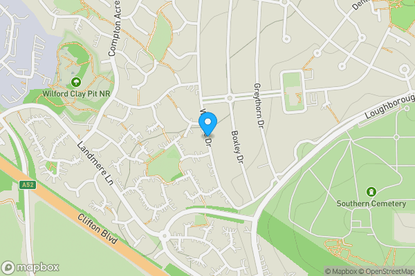 Map location for Walcote Drive, NOTTINGHAM, Nottinghamshire, NG2 7GR