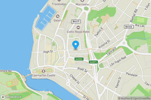 Map location for Land Opposite Penrallt, Y Felinheli, Gwynedd, LL56 4QP