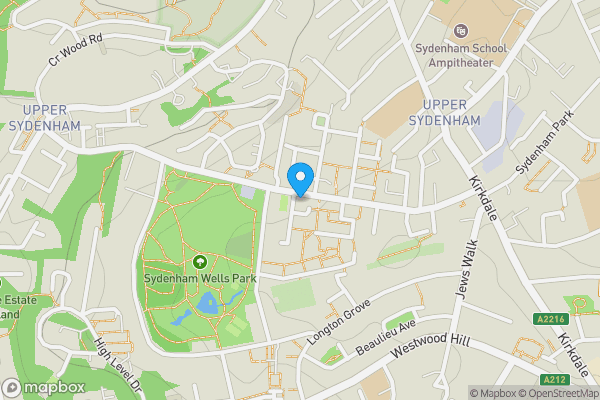Map location for The Talma, 109 Wells Park Road, London SE26 6AD