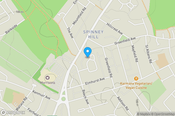 Map location for 68 Laburnum Crescent, Spinney Hill, Northampton, NN3 2LF