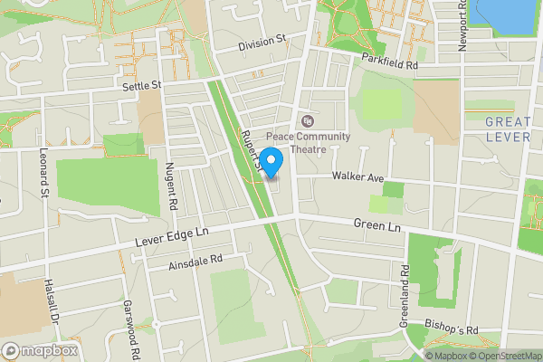 Map location for 121 Rupert Street, Bolton, Lancashire BL3 2DB