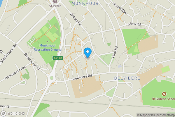 Map location for Connynger Crescent, Shrewsbury, Shropshire, SY2 5QF