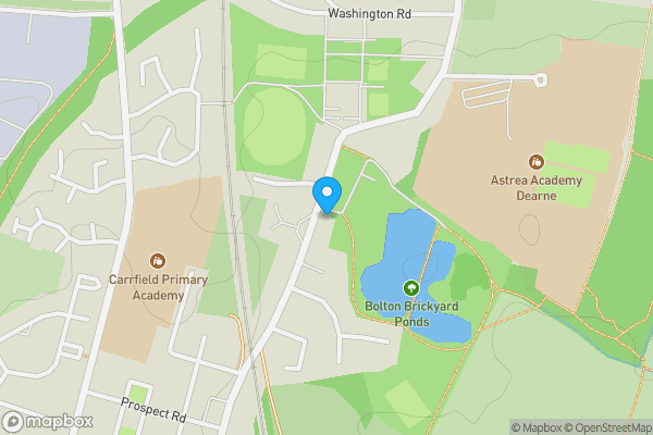 Map location for Garage Adjacent 218 Furlong Road, Goldthorpe, Rotherham, South Yorkshire, S63 9PR