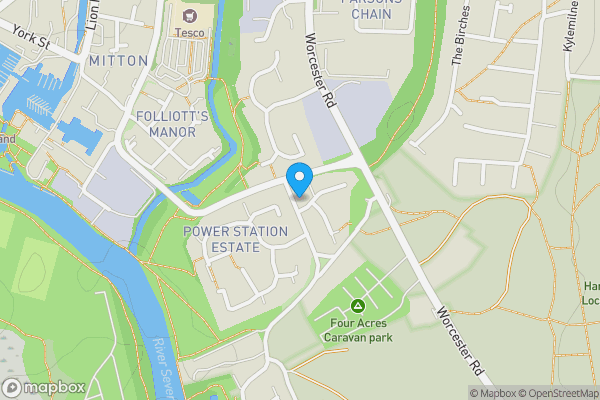 Map location for 38, Cutty Sark Drive, Stourport-On-Severn, Worcestershire DY13 9RP