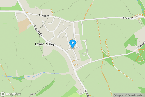 Map location for Acres Road, Chesterfield, S45 8DU