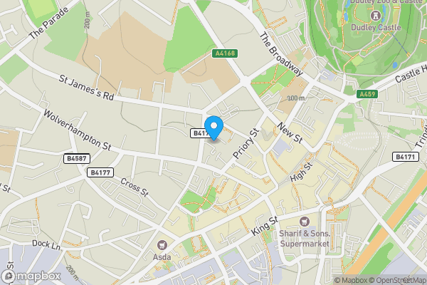 Map location for 110 Metropolitan Lofts, Parsons Street, Dudley, DY1 1JE