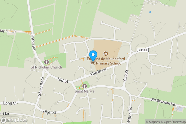 Map location for 19 The Beck Feltwell, Thetford, Norfolk, IP26 4DB