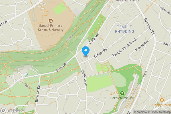 Map location for 2 Kingsley Crescent, Baildon, Shipley BD17 5QQ
