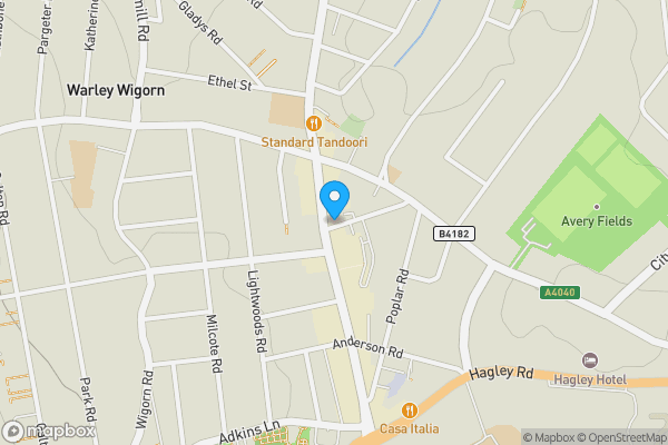 Map location for 533/535, Bearwood Road, Smethwick, West Midlands, B66 4BD