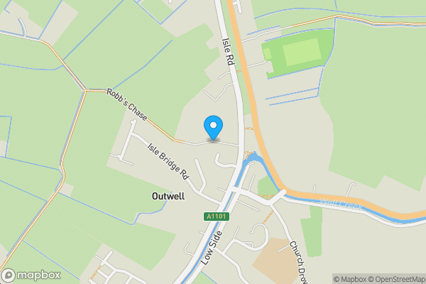 Map location for Robbs Chase, Wisbech, PE14 8SF