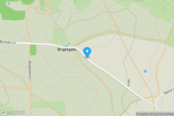 Map location for Land and Building, Bonsall Lane, Matlock, DE4 2PB