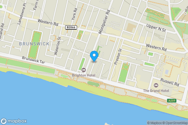 Map location for Oriental Place, Brighton, East Sussex, BN1 2LJ