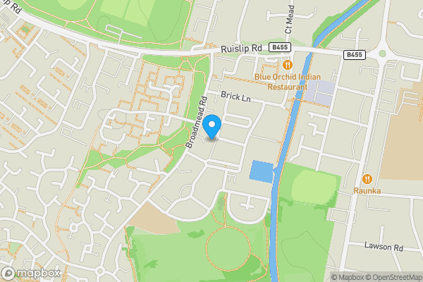 Map location for 15 Founders Close, Northolt, Middlesex, UB5 6GN