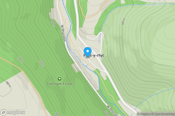 Map location for 1.5 Acre Site at Station Row, Pontyrhyl, Bridgend, CF32 8PJ