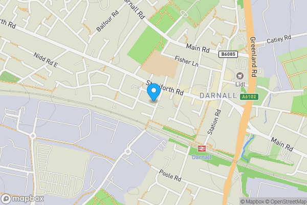 Map location for Land to the rear of 28-52 Swale Gardens, off Acres Hill Road, Darnall, Sheffield, South Yorkshire S9 3DB
