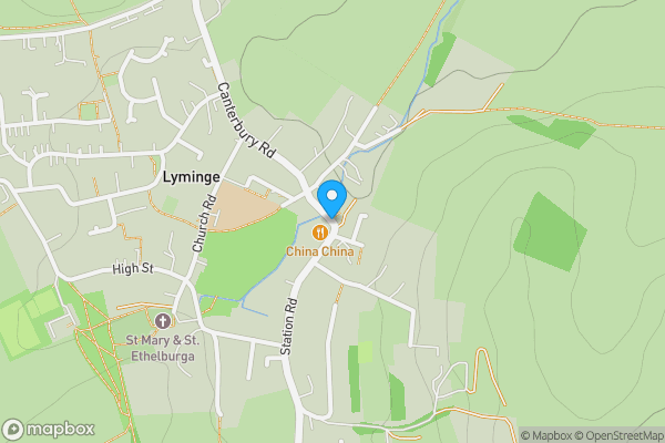 Map location for Plots 48 & 49 Canterbury Road, Lyminge, Folkestone, Kent, CT18 8HB
