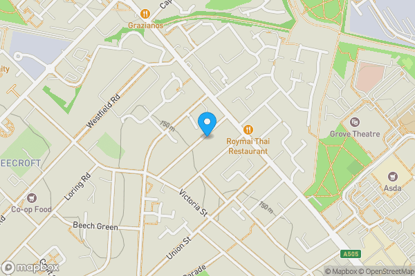 Map location for 28 Waterlow Road, Dunstable, Bedfordshire LU6 1LY