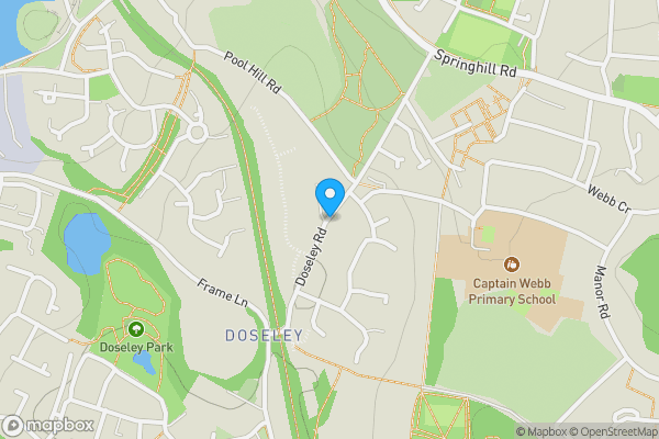 Map location for Doseley Road, TELFORD, Shropshire, TF4 3AY