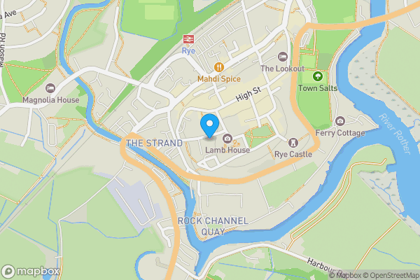Map location for 9 Mermaid Street, Rye, East Sussex, TN31 7ET