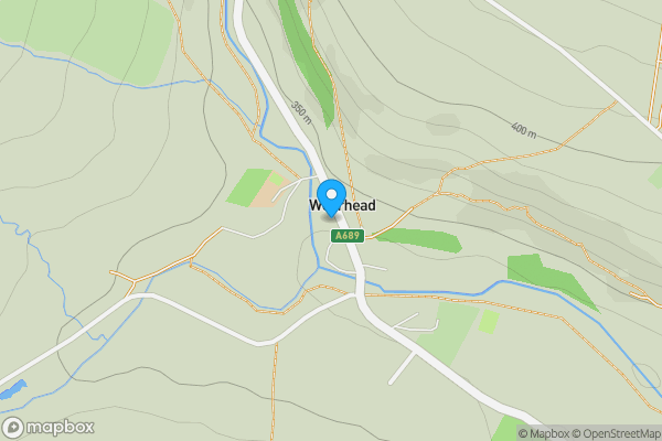 Map location for 21 Front Street, Wearhead, Bishop Auckland, DL13 1BL