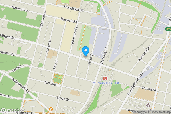 Map location for 160 Albert Drive, Flat 1-1, Pollokshields, Glasgow, G41 2NG