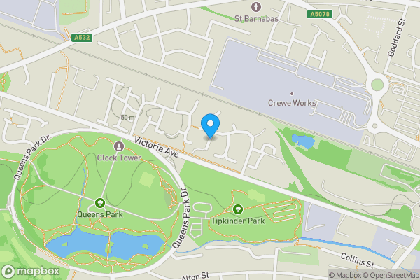 Map location for Morgan Close, CREWE, Cheshire, CW2 7UJ